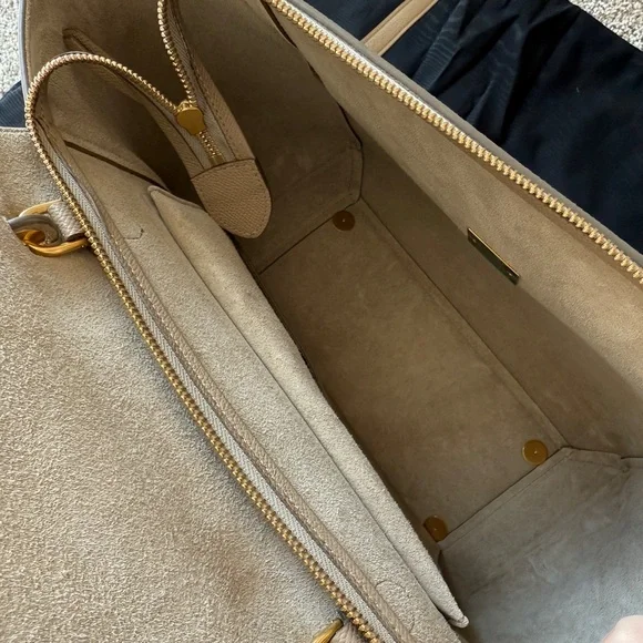 [New] Celine Grained Calfskin Belt Bag, Micro, Tan color - Picture 8 of 10